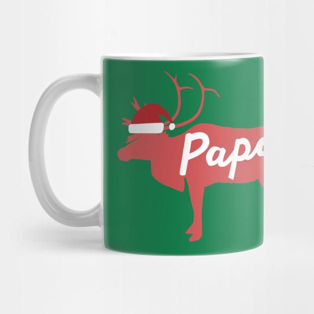 Papa Father Dad Reindeer Family Group Christmas Eve Matching by Freid